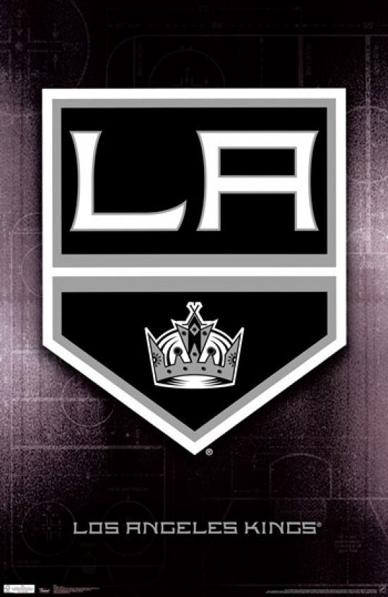 LA Kings Logo Poster Print - 24x36 inches