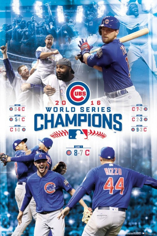 2016 World Series Celebration Poster Print - 24x36