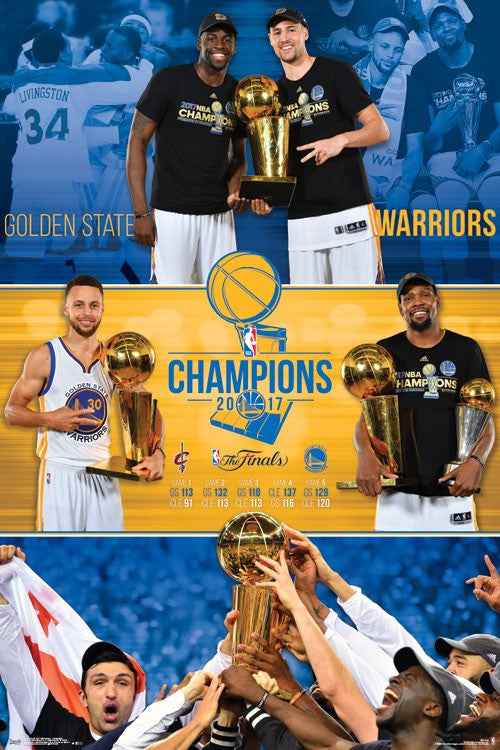 2017 NBA Finals Celebration Poster Print | Posterazzi