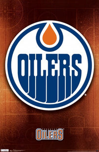 Oilers Logo Poster Print 24x36 - Premium quality sports decor