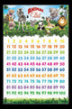 Animal Club - 123 Rolled Poster Print