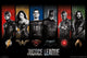 Justice League Logos Poster Print - 34x22 Rolled Art
