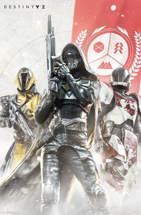 Destiny 2 Trio Poster Print - 22x34 Rolled Artwork