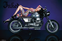 Inked Magazine Bike Poster Print - Rolled Art Print