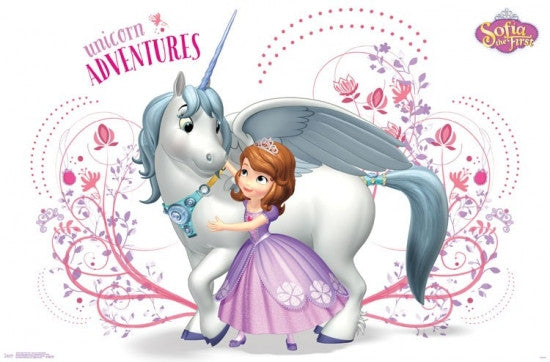 Sofia The First - Unicorn Adventures Rolled Poster Print