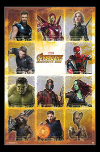 Avengers: Infinity War Collage Poster Print - 22x34