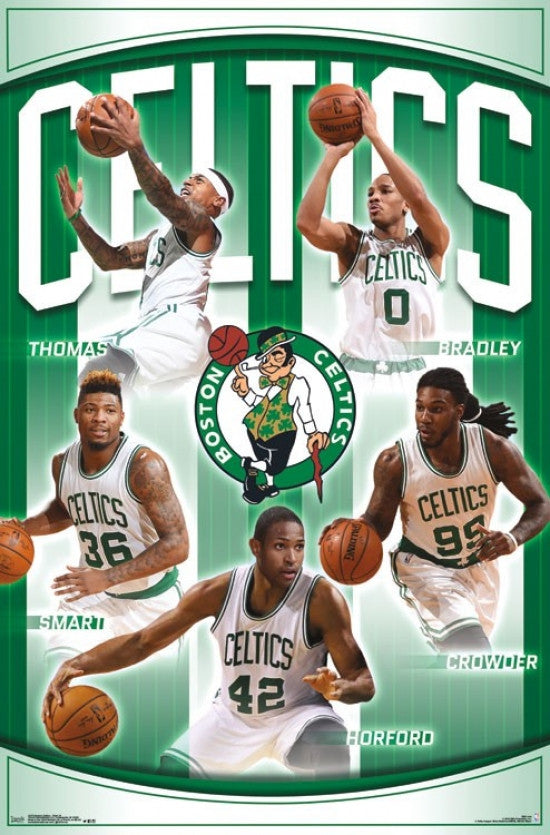 Boston Celtics Team 16 Poster Print - 22x34
