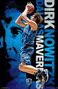 Dallas Mavericks Dirk Nowitzki Poster Print 22x34