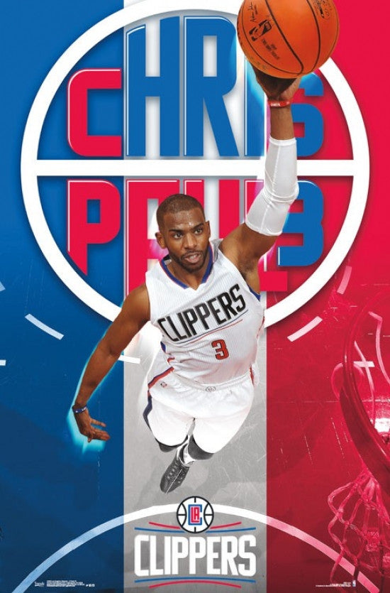 Chris Paul Los Angeles Clippers Poster Print 22x34