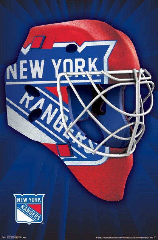New York Rangers - Mask 16 Rolled Poster Print
