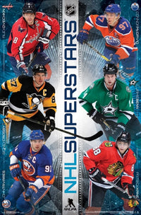 NHL Superstars 16 Rolled Poster Print - 22x34
