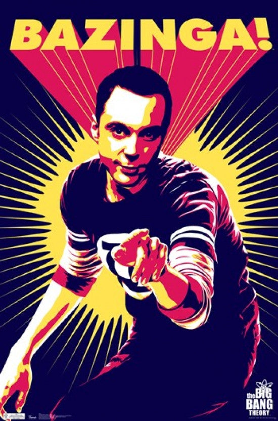Big Bang Theory - Sheldon Cooper Bazinga Poster Print (24x36)