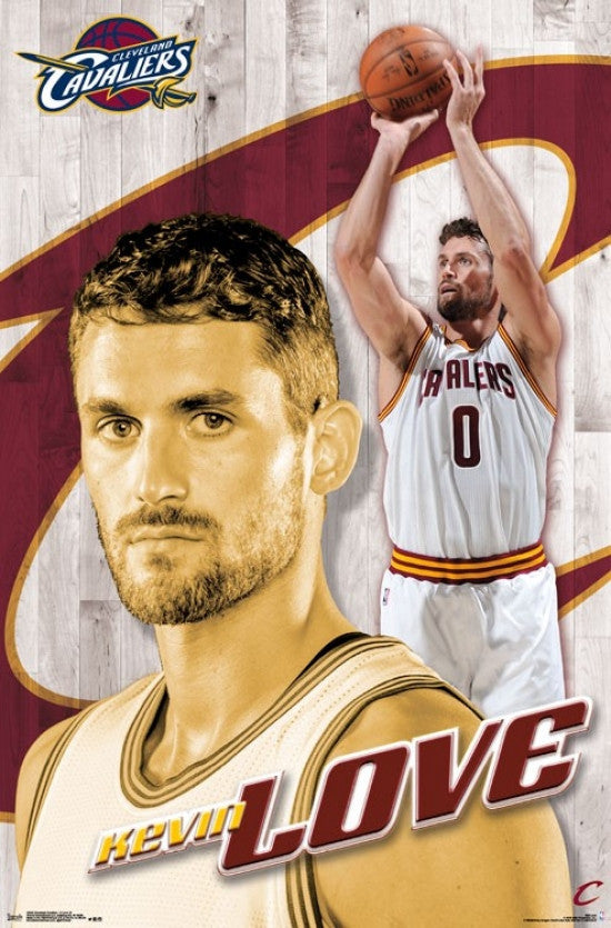 Cleveland Cavaliers Kevin Love Poster Print 22x34