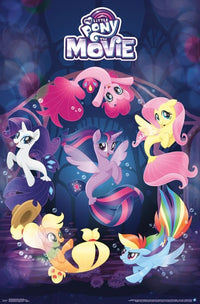My Little Pony Movie Underwater Poster Print 22x34