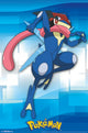 Pokémon Ash-Greninja Poster Print - 22x34 Rolled Art