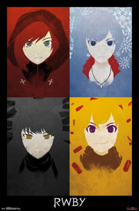 RWBY - Quad Poster Print (22x34) - Perfect for Fans