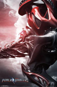 Power Rangers Red Ranger Zord Rolled Poster Print