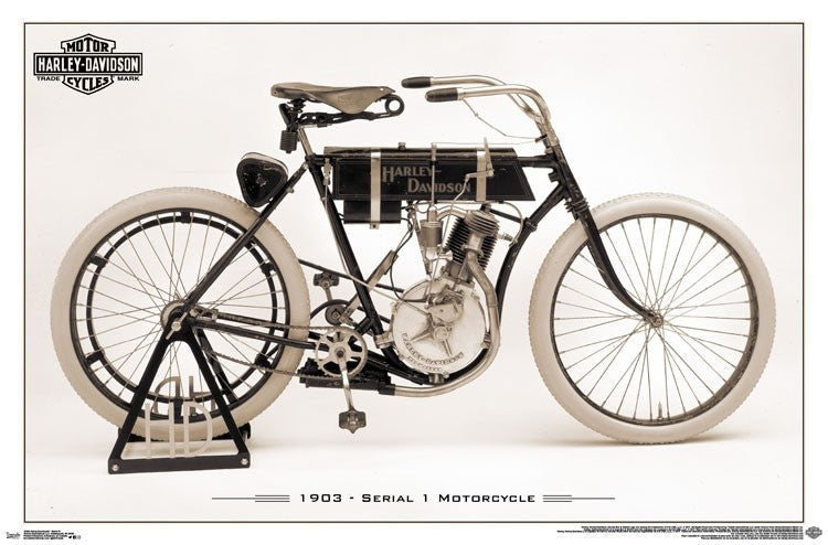 Harley-Davidson Serial #1 Poster Print - 34x22