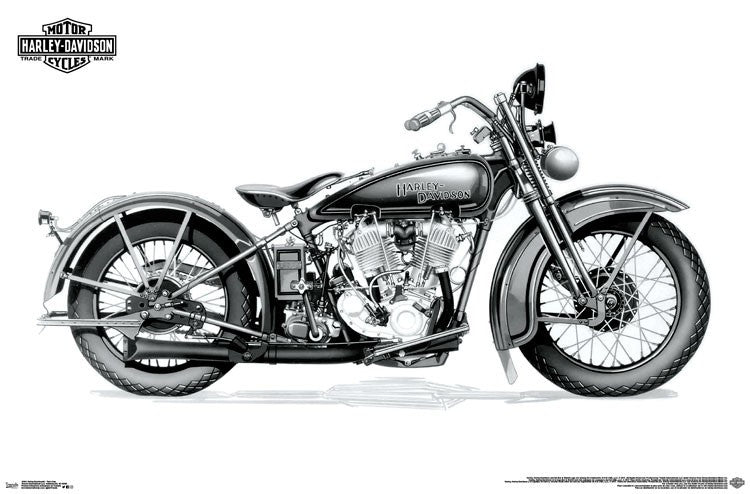 Harley-Davidson Twin-Cam Rolled Poster Print - 34x22