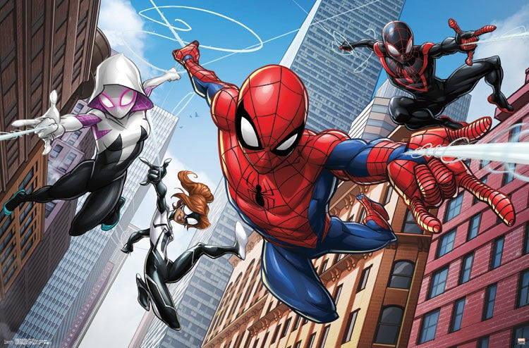 Spider-Man Web Heroes Poster Print – 34 x 22