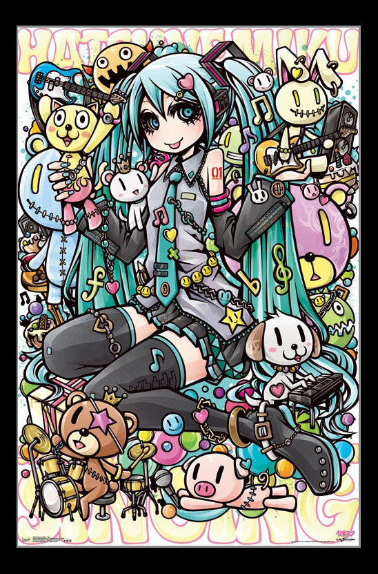 Hatsune Miku Toys Poster Print - 22x34 Rolled Poster