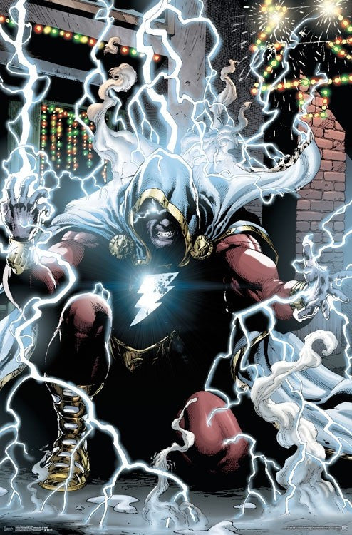 Shazam Lightning Poster Print - Rolled Artwork 22x34