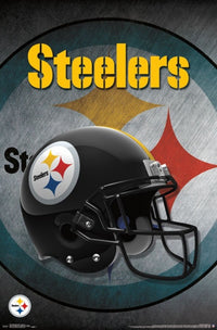 Pittsburgh Steelers Helmet Poster Print - 22x34