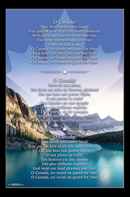 Canada National Anthem Poster Print - 22x34 | Posterazzi