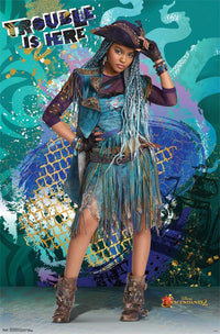 Descendants 2 Uma Poster Print featuring Disney character Uma.