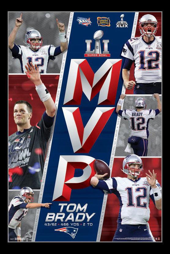 Super Bowl LI MVP Poster Print - Perfect for Sports Fans