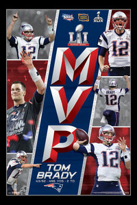 Super Bowl LI MVP Poster Print - Perfect for Sports Fans