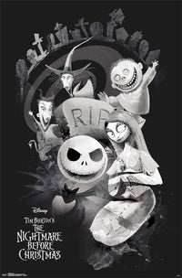 The Nightmare Before Christmas RIP Poster Print - 22x34