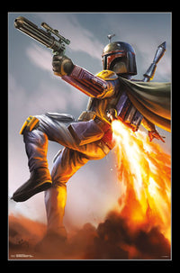 Star Wars Boba Fett Poster Print - 22x34 Rolled Artwork