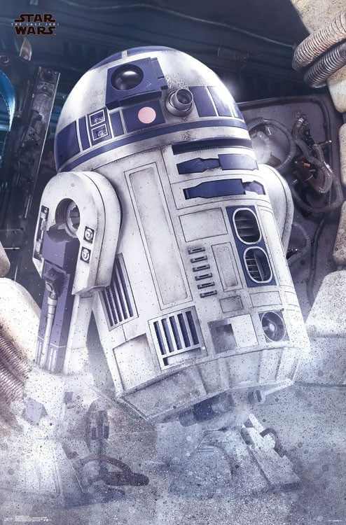 Star Wars: The Last Jedi - R2-D2 Rolled Poster Print