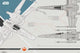 The Last Jedi X-Wing Poster Print showcasing the iconic starfighter.