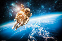 Space Walk Poster Print - 34x22 Rolled Artwork