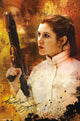 Princess Leia Signature Poster Print - 22x34