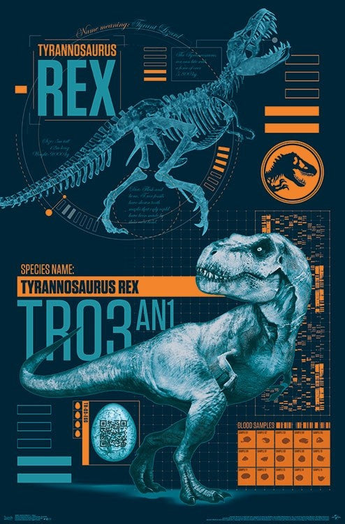 Jurassic World 2 T-Rex Poster Print - 22x34 | Posterazzi