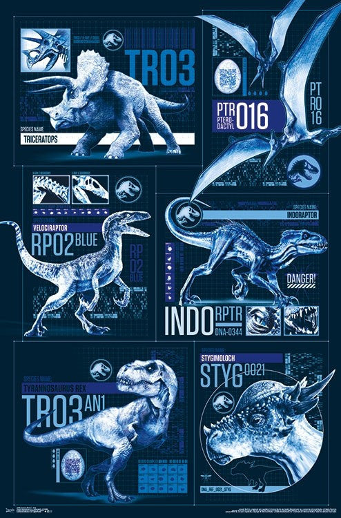 Jurassic World 2 - Grid Poster Print (22x34) - Item #VARTIARP15589