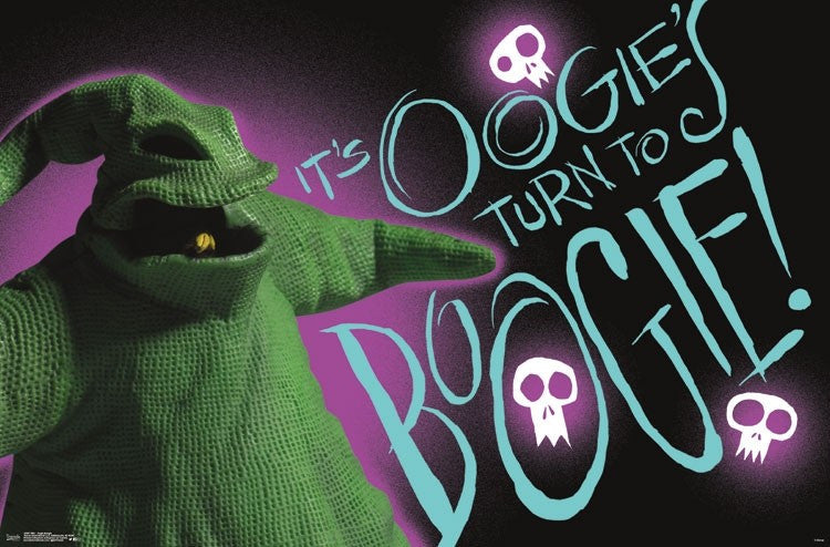 The Nightmare Before Christmas Oogie Boogie Poster Print