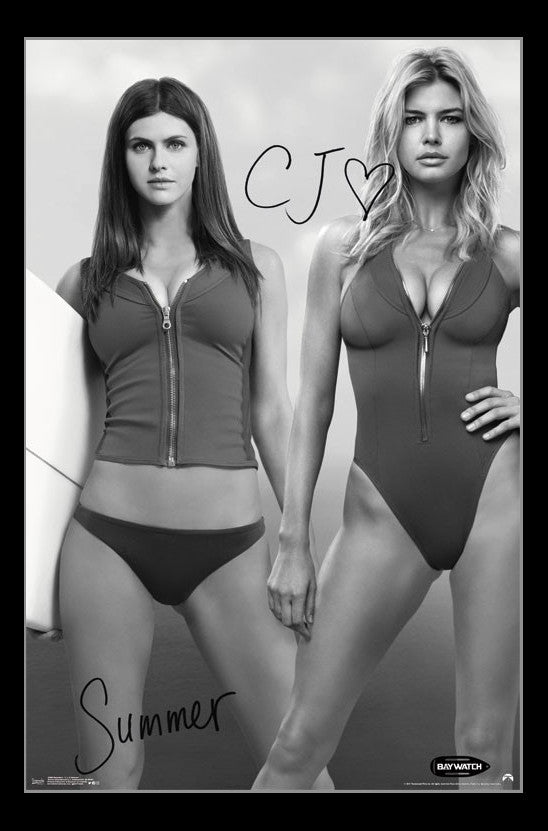 Baywatch C.J. & Summer Rolled Poster Print - 22x34