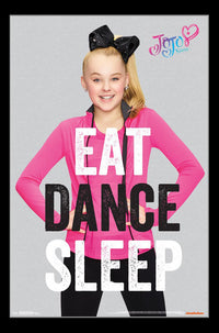 JoJo Siwa - Eat Dance Sleep Rolled Poster Print (22x34)