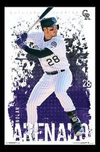 Nolan Arenado Colorado Rockies Poster Print - 22x34