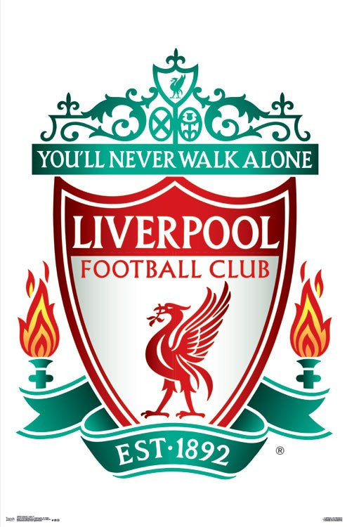 Liverpool FC Logo Poster Print - 22x34 Rolled Art