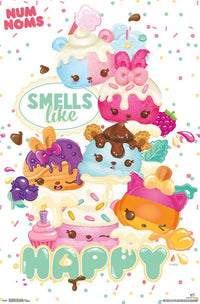 Num Noms Happy Poster Print - Fun and Whimsical Decor