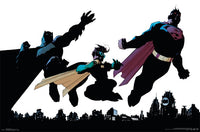 DC Comics Trio Poster Print showcasing famous superheroes.
