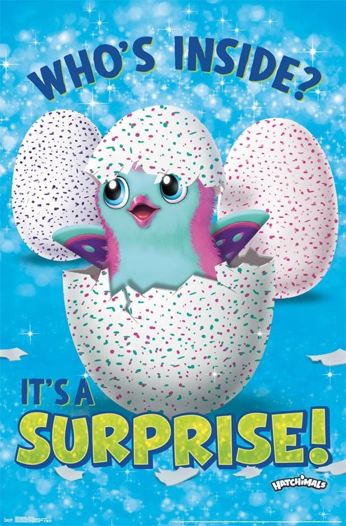 Hatchimals Surprise Poster Print - Fun Home Décor