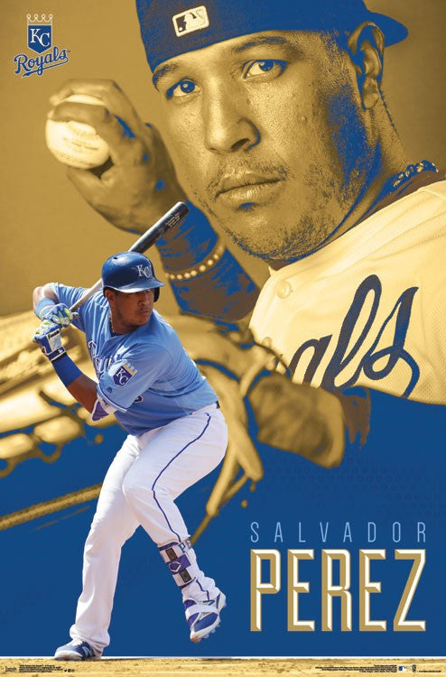 Kansas City Royals Salvador Pérez Poster Print - 22x34