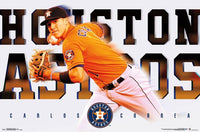 Carlos Correa Houston Astros Poster Print - 34x22