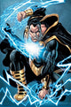 Black Adam Lightning Poster Print showcasing dynamic superhero imagery.